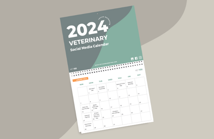 Free 2024 Veterinary Social Media Calendar