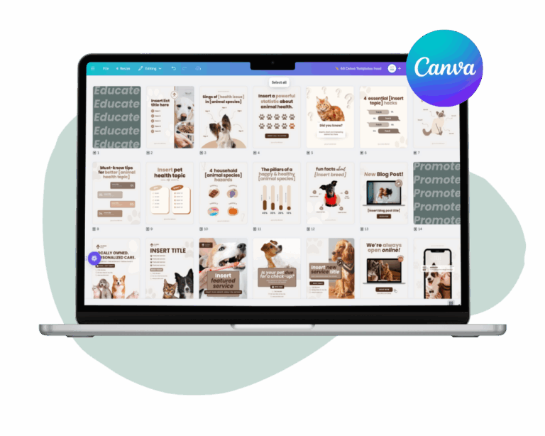 veterinary social media services